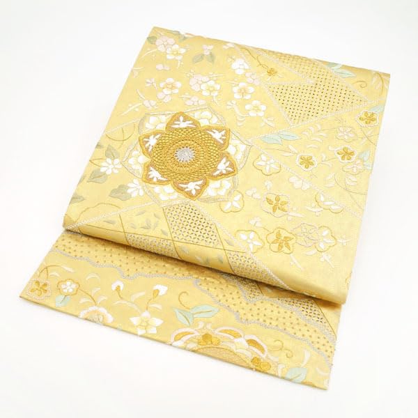 専用帯3370 ●高級 正絹 中国三大刺繍 汕頭刺繍 相良刺繍 袋帯 華文 花文 帯3370 ○高級 正絹 中国三大刺繍 汕頭刺繍 相良刺繍 袋帯 華文 花