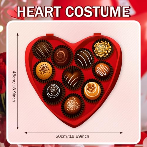 Kids Valentine Day Outfits Girls Heart Novelty Romatic Top miniatura 7