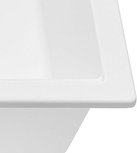 Miniatura 7 de Ruvati RVG1302WH - Fregadero de cocina con estación de trabajo de 33 pulgadas, fregadero de cocina blanco de alta calidad, fregadero de estación de