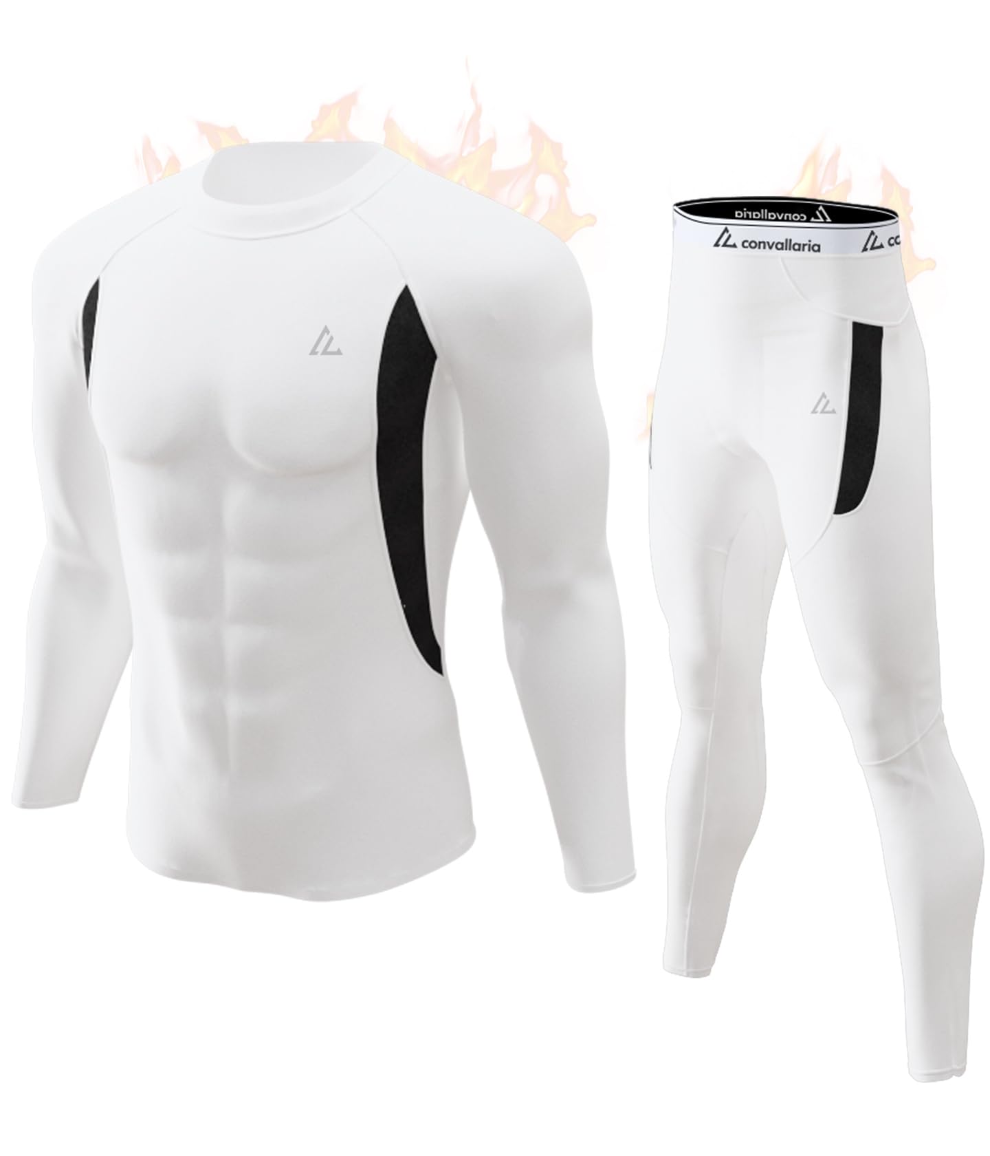 UNIQUEBELLA Conjunto De Ropa Interior Térmica Para Hombre, Parte Superior Y