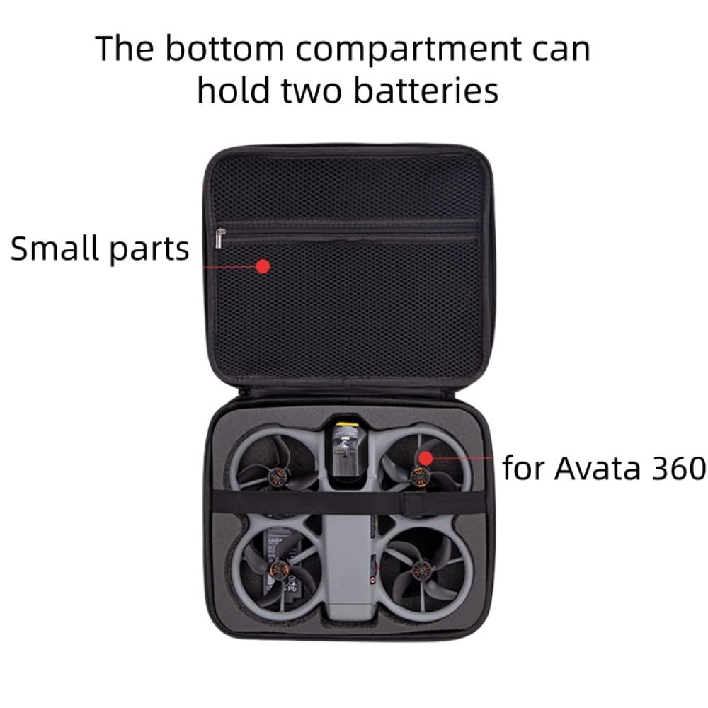 Twarde etui do DJI Avata 360 Drone Przenośna podróżna torba do przechowywania Drone Body Torebka Mała torba do przenoszenia dla DJI Avata 360