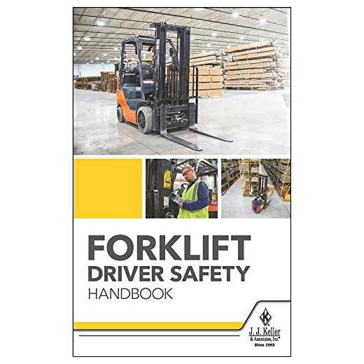 Forklift Driver Safety Handbook (5.25" x 8.25", English, Softbound) - J. J. Keller & Associates - Provides Safety Reminders and Helps You Identify Hazards in The Workplace