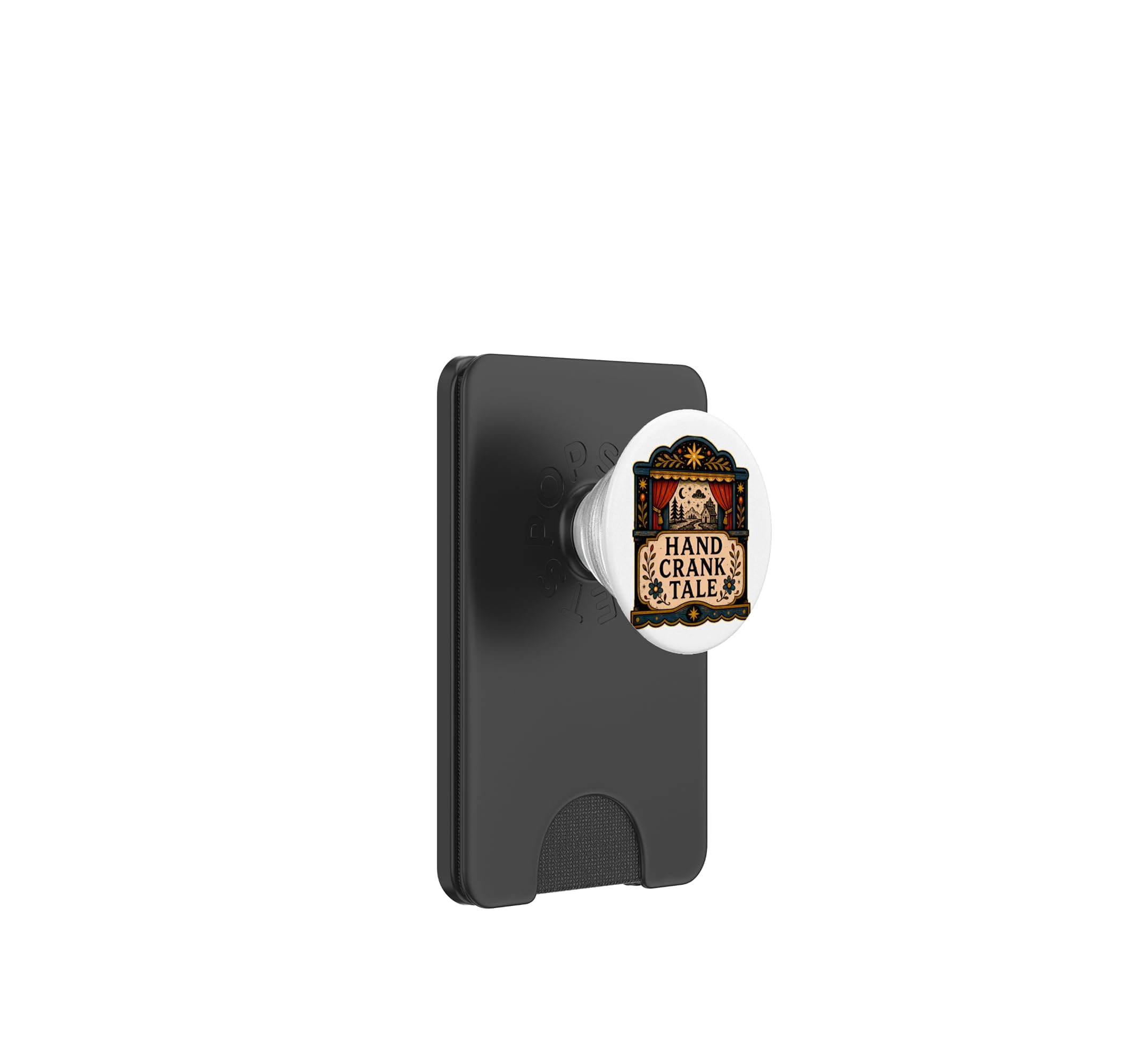 Hand Crank Tale Teatro Manivela Relato Popular PopSockets PopWallet para MagSafe