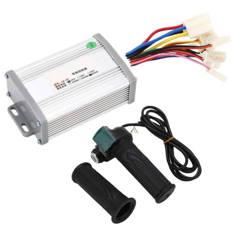 Centralina Monopattino Elettrico E-bike 12V 24V 36V 48V 250W 350W 500W 800W 1000W Controller motore Twist Throttle Lock Keys Accessori scooter elettrico