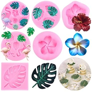 Rfghac ZB104CK Flamingo Silikonformen 6 Stück