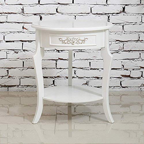 BDD Folding Table American Style Small Coffee Table Solid Wood Drawer