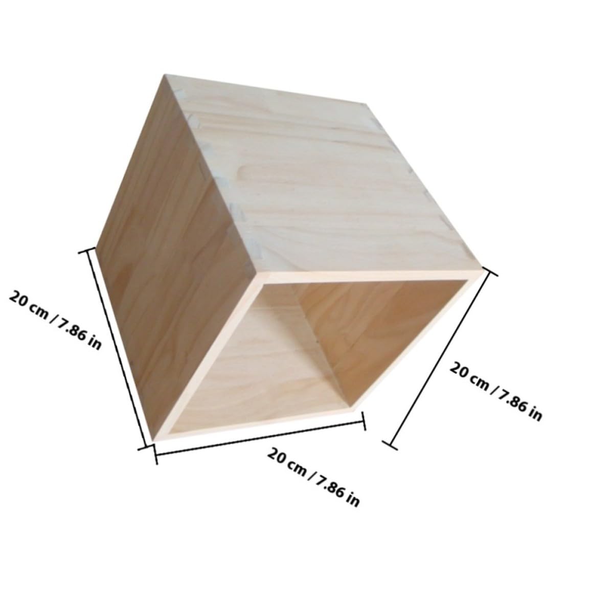 Caja Organizadora de Madera sin Terminar, Apilable para Armario