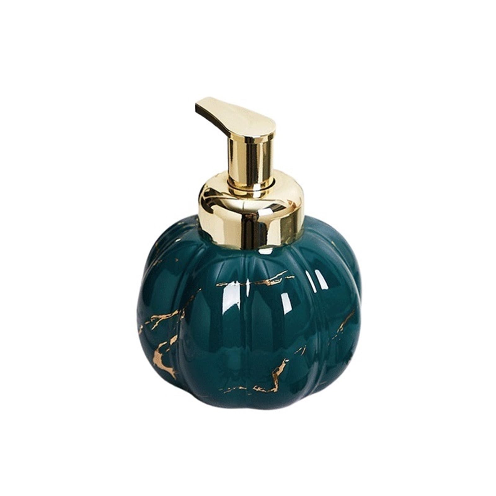Soap Dispenser The Pumpkin-shaped Foam Dispenser Is Suitable For Shampoo And Facial Cleanser Pump Bottles(Green)