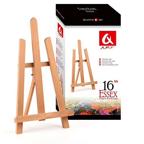 Quantum Art in Legno da Tavolo Easel-Essex, in