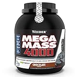 Mit hochwertigem Kreatin: Neben seinem hohen Protein- und Kaloriengehalt ist der WeiderMega Mass 4000 zudem mit reinem Kreatin-Monohydrat der Marke Creapure angereichert