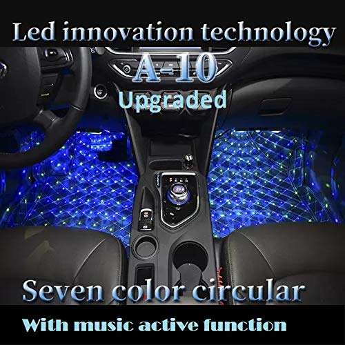 Autodecor Car USB atmosphere light multiple mode with remote and music/sound control system