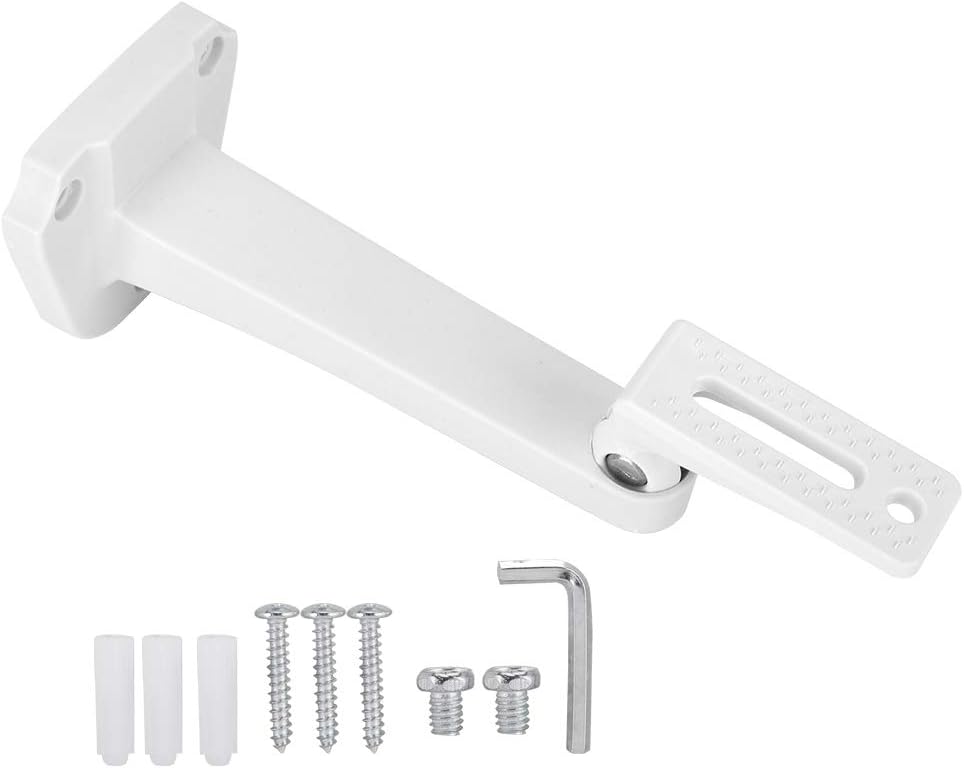 Compact Wall Mount Camera Bracket | Tarnish - Proof & Static - Proof Eliminates Slipping | for Indoor/Outdoor Security Cameras | All - Round Adjustment, Simple Installation