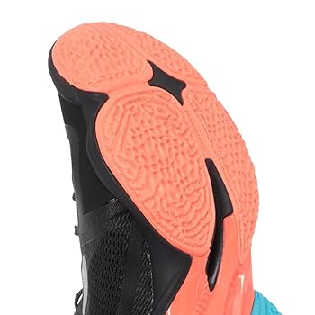 美品☆Mizuno ウェーブライトニング＊バレーボールシューズ 黒/オレンジ MIZUNO ミズノ WAVE LIGHTNING Z8 ウエーブライトニング