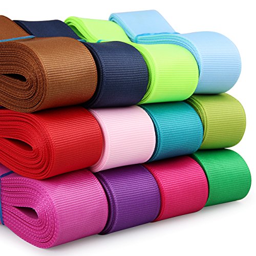 Candygirl 65 Yards Ribbon for Craft Gifts Wrapping Ribbons Bow Boutique Grosgrain Ribbon Value Pack 65 Yards 1