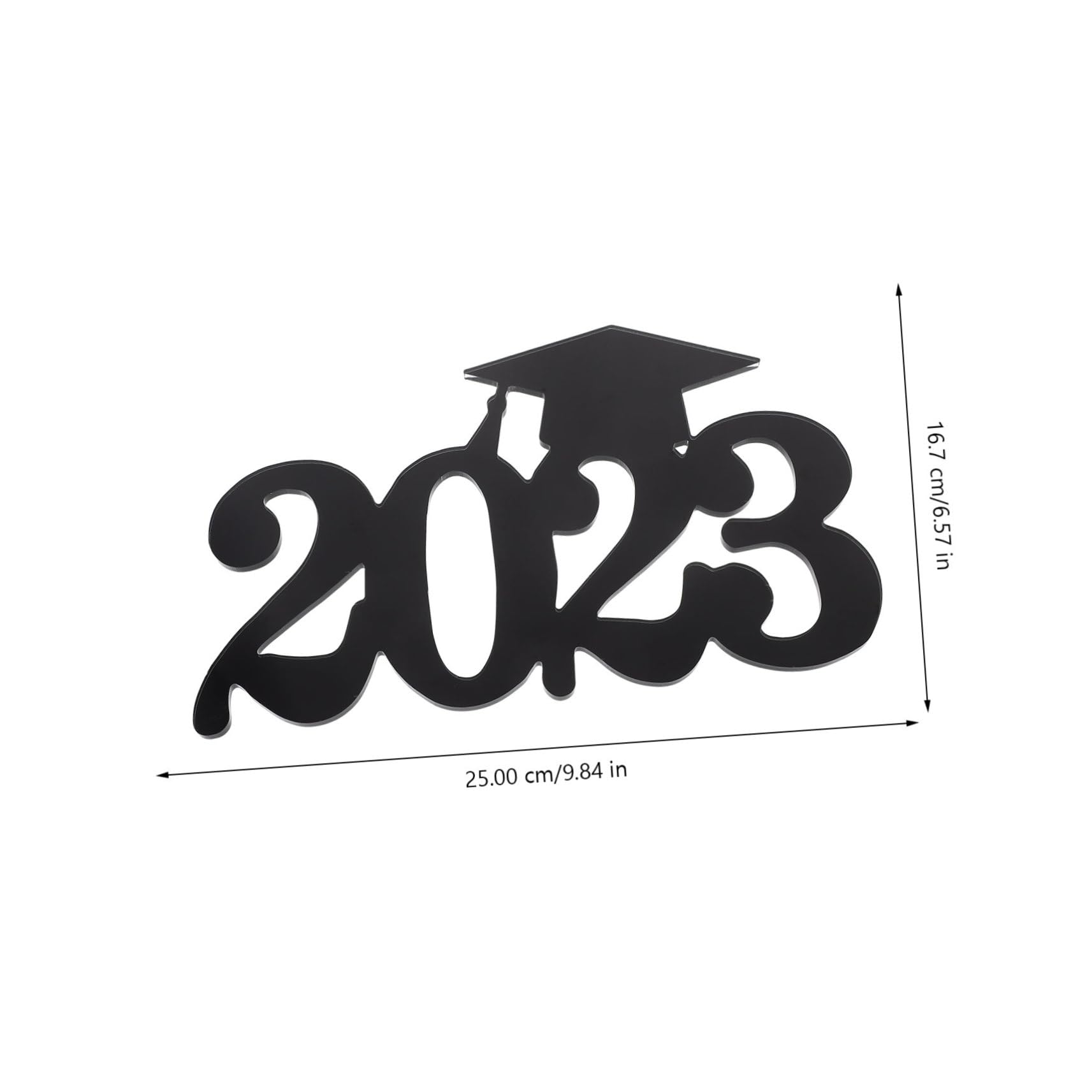 3 Stück Elegante Requisiten Für Fotoautomaten Zum Schulabschluss 2022 Kompakte Größe Leicht Zu Verstauen Für Ihre Feier