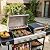 Grills House ZH3004H Premium Gas Grill and Pizza Oven Combo with Side Burner, 59,000 BTU, 768 Square Inches of Grilling Area, Automatic Ignition, Perfect for Backyard, Patio and Outdoor Parties, Black