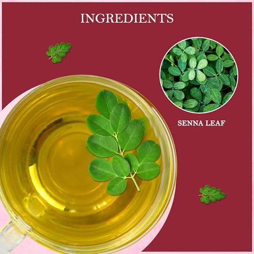 Image of Tealeaf & Co. Senna Tea Blended with Fresh Herbs - Pure Herbal Tea Bags with Senna Leaves Extract - Flavored Herbal Blend - Low Caffeine - Gluten Free - 50 Teabags