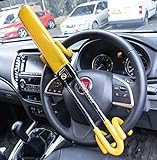 Suitable For Fiat 500 High visibilty deterrent With 2 keys and storage bag Easy to fit Fits most steering wheels