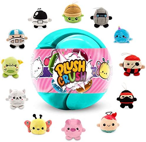 Plush Crush - Puzzle Crush Ball, Surprise Collectible Character, Stocking Stuffer Gift (1-Pack)