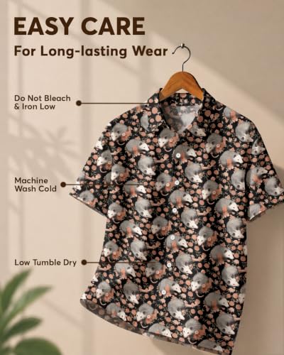 Image of 99TIMORO Funny Movie Mens Hawaiian Shirts Button Down Short Sleeve
