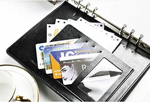 Chengyida A5 Pu Leather Black Diaries Journals With Lock Password Lined Business Mens ,Can Hold Pen And Cards #TOP4