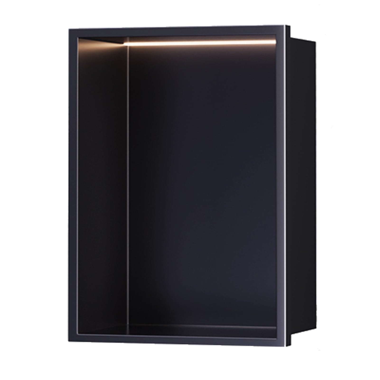 Inoxidable Mate con Luz LED 4000K Iluminación Cálida para Baño Estante de Almacenamiento Cocina Tamaño 32x32x12.5cm Instalación Fácil.