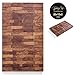 Produktbild Daddy Chef Hirnholzschneidebrett mit Saftrille  großer reversibler Schneideblock Arbeitsplatte  Holz-Metzgerblock  Küchen-Holz-Schneidebrett (DT2X 20 x 12 x 2)
