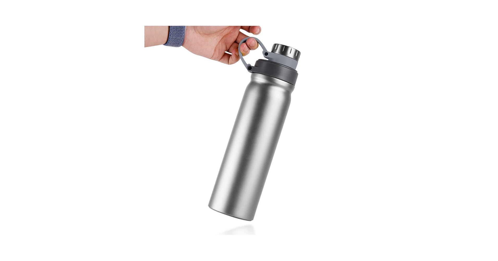 【新品未使用】純チタン製スポーツボトル + チタンストロー Amazon.co.jp: 純チタン水筒450ml 新デザインのスポーツボトル