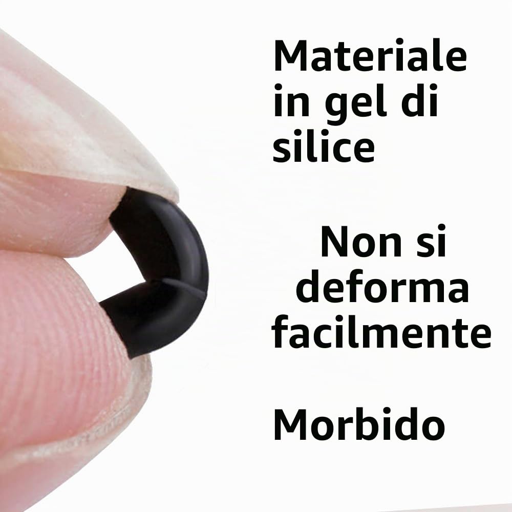 300 tappi per galleggianti da pesca, 50 gruppi 6 in 1, perline spaziali in gomma cilindriche, galleggianti da pesca, fermate per fiumi, laghi, bacini idrici