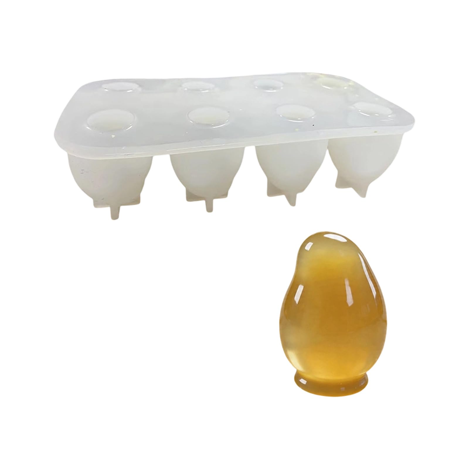 Snorvixre Easy to 8 Cavity for Cake Jellies and Puddings Making Kitchen for Creative Dessert Presentation Elastomer Baking Cast