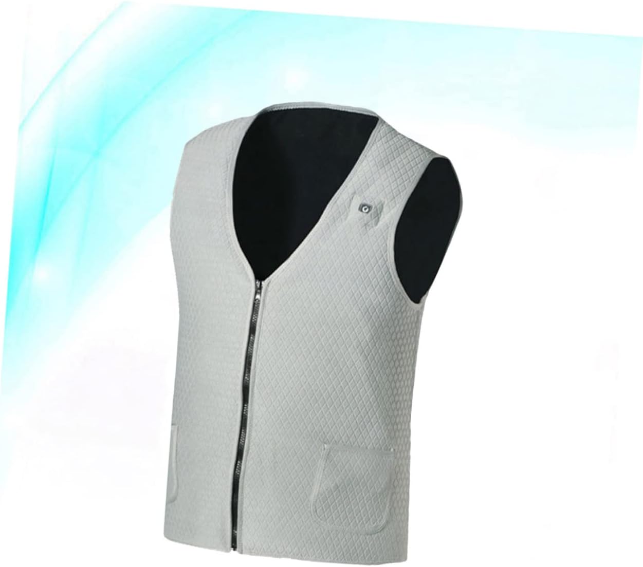 Electric Heated Vest Women Long Vest Usb Warmth for Cold Season Heated Clothing for Men Women Grey