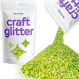 Hemway Craft Glitter 100g / 3.5oz Glitter Flakes for Arts Crafts Tumblers Resin Epoxy Scrapbook Glass Schools Paper Halloween Decorations - Chunky (1/40