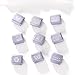 Italian Charms Bracelet Sets Purple with 1Pcs Starter Brascelet 9Pcs Charms 9mm Italian Modular Charm Bracelet DIY Module Jewelry Gifts