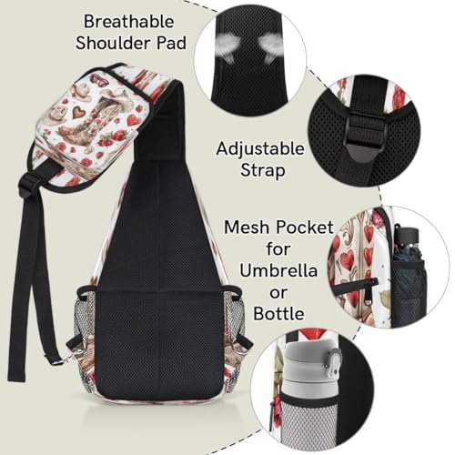Bolso tipo sling unisex para viaje y senderismo miniatura 4