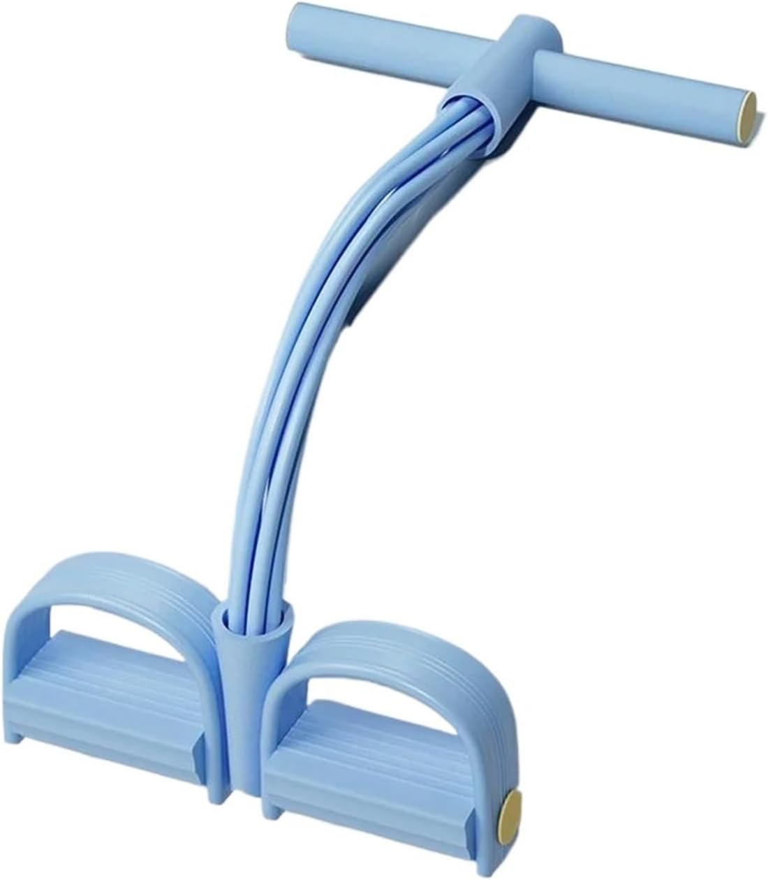 Pedal Resistance Bands Handles 6 Tubes Elastic Yoga Pedal for Abdominal Waist Arm Leg Stretching Slimming TRAI