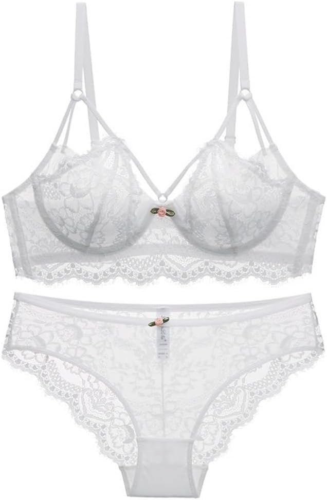 売店] 節約 女性のレースの下着薄い大きな胸の小さなアンダーワイヤー