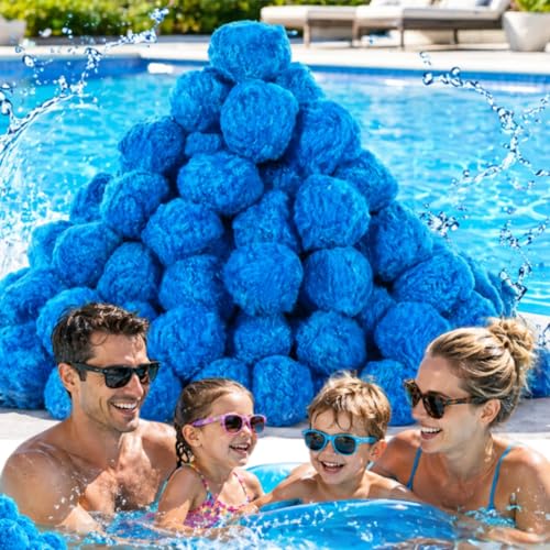 Pool Filter Balls for Sand Filter, Upgrade Reusable Polysphere Filtration Balls,...