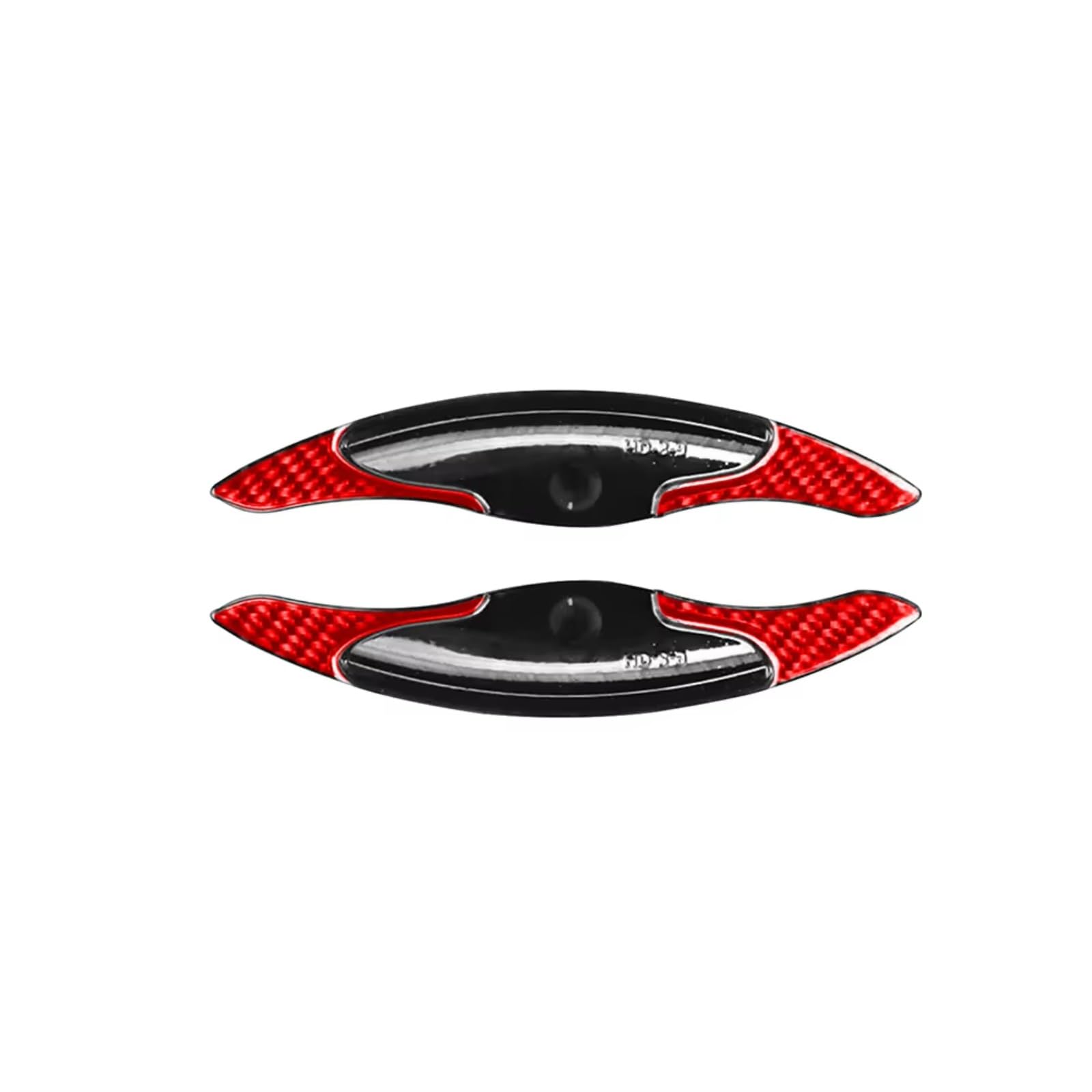 Rasfhyg Carbon Fiber Red Paddle Shifter Extensions Compatible With Hyundai For Kona N 2022 2023 For Elantra N 2021 2022 2023 Car Interior Steering Wheel Controller Shifter Paddle Shift Extension(Carbon Fiber Red)