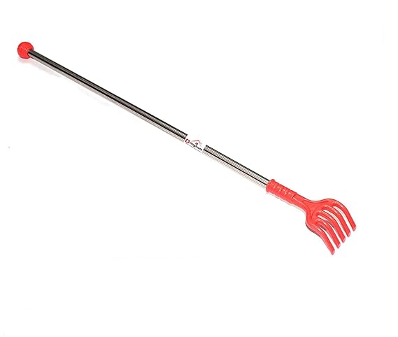 Bringhom Back Scratcher/Massager Steel Long handle for Unisex Men, Women Kids (1U, Color May Vary)