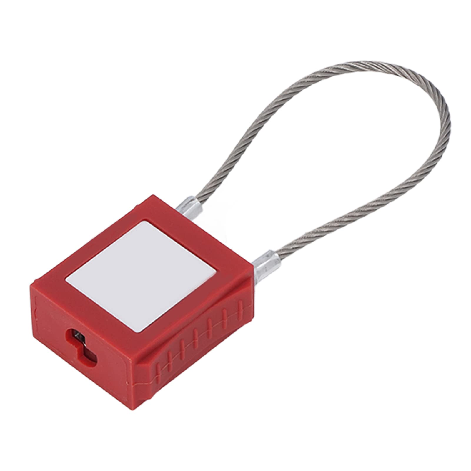 Lucchetto di Sicurezza con Cavo di Blocco e Tagout Lucchetto di Sicurezza Durevole in Acciaio Inossidabile per Uso Industriale 5 Lucchetti (#1)