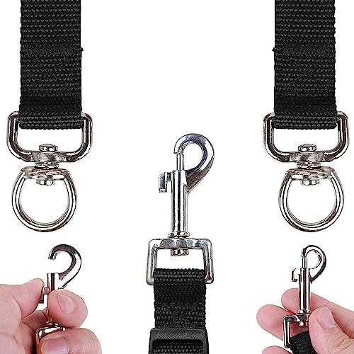 Hundeleinen，Haustier Hund Führen Leine Kette，Verstellbares Nylon DREI in Einem Hund Traktionsseil，Verstellbar, Geeignet für 1-3 Kleine und Mittlere Hunde