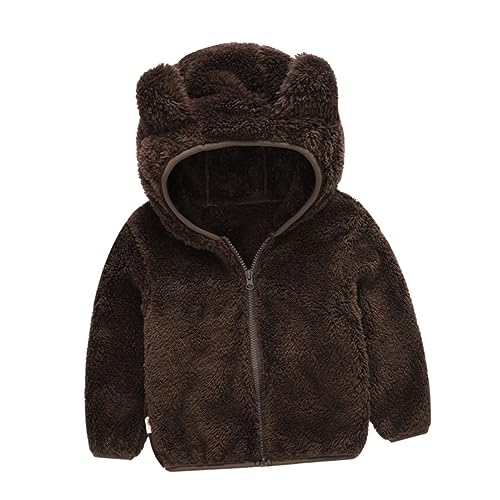 LIFKOME Fur Coat Fur Jacket Baby Fur Hooded Coat