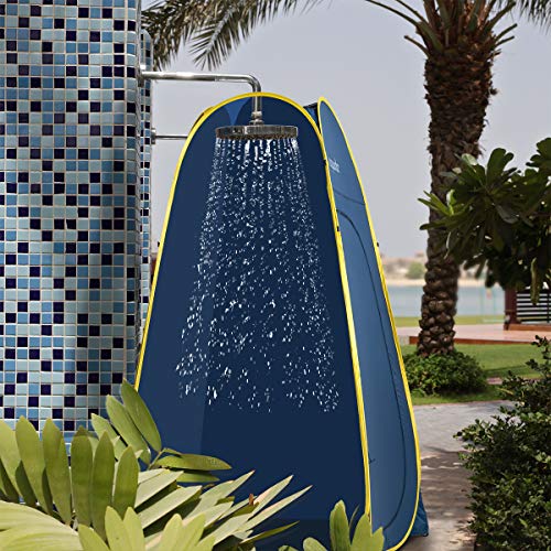 ropoda Pop Up Tent 83" x 48" x 48" Upgrade Privacy Tent, Porta-Potty Changing Portable Changing Room Includes 1 Removable Bottom,8 Stakes,1Removable Rain Cover,1 Carrying Bag - Thumbnail 4