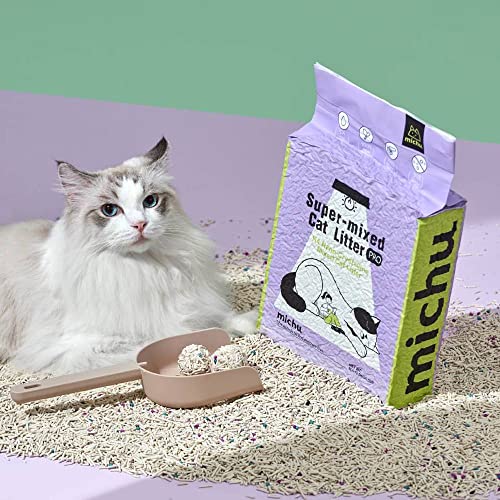 Michu Mixed Tofu Cat Litter, Heavy Duty Flushable Kitty Litter, 5.5Lb/88Oz, 4 Pack - Thumbnail 7