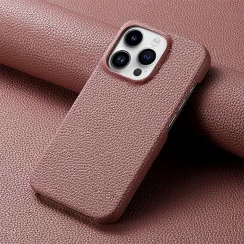 Étui en cuir de luxe iPhone 14 Pro Max ultra mince antichoc