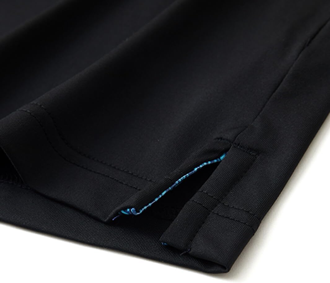 Men's Polo Shirt Long Sleeve Casual Solid Dry Fit High Performance Designed Collared Golf Men's Polo Shirt - Image 7