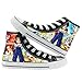 Imagen de WANHONGYUE Dragon Ball Anime Zapatillas Altas Zapatos de Lona con Cordones Zapatillas de Deporte Sneakers Unisex Adulto 42 EU Negro