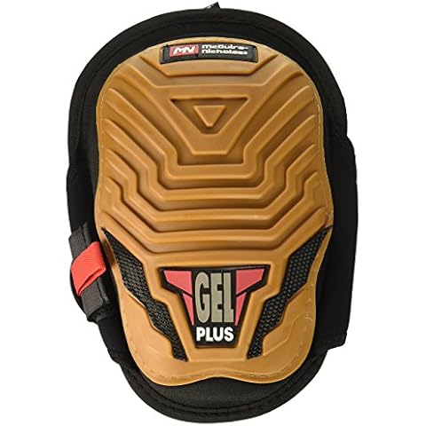 Gel Plus Rubber-Shell Kneepads - Black/Yellow Cover