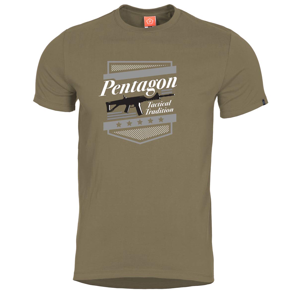 Pentagon Men's Coyote Ageron A.c.r. T-Shirt Size M