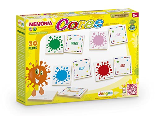 Memória Inglês/Português – Cores Junges